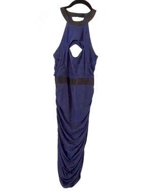 🔹BeBe Royal Navy blue key hole dress🔹